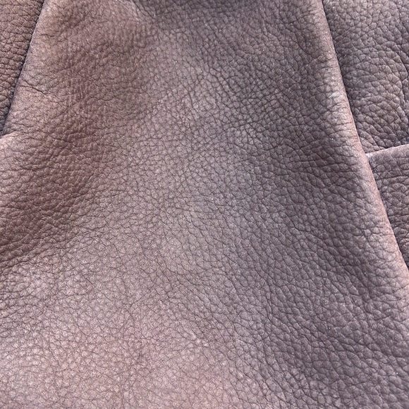 Aimee Kestenberg Small Satchel Purse Handbag Wine Leather - Picture 8 of 10